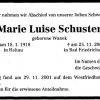 Wanek Marie Luise 1918-2002 Todesanzeige